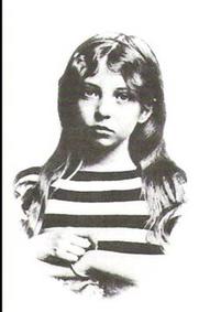 Sigrid Undset som 11-12 år gammel jente.