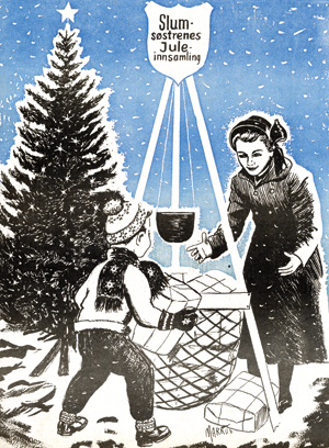 Julegryta, slik den ble presentert på forsiden av Krigsropet rundt 1950.